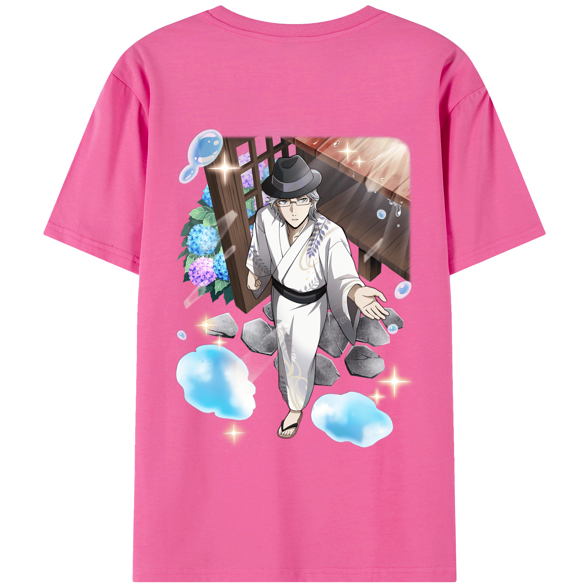 （画像用） 文豪ストレイドッグス Bungo Stray Dogs レディース半袖Tシャツ(バックプリント)